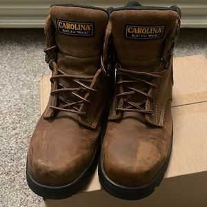 Men work boots oil and slip Carolina resisting waterproof steel toe work boots